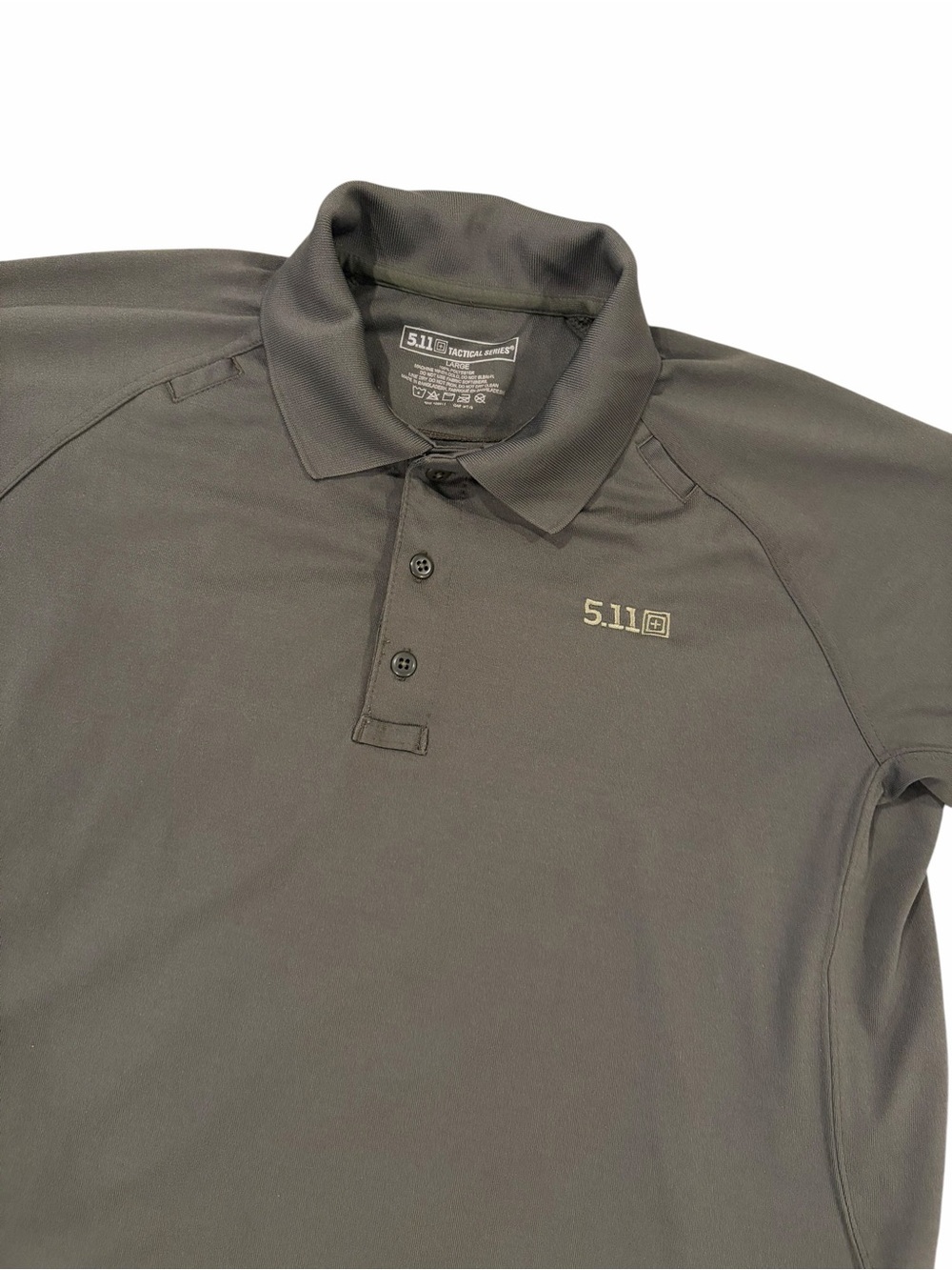 5.11 Tactical Series Polo Shirt Men’s Large Olive Green Performance L